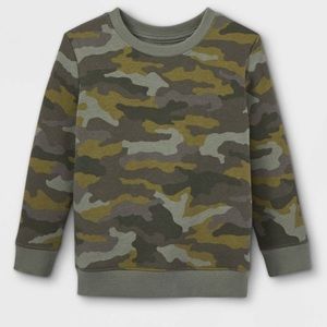 Toddler Boys' Fleece Crew Neck Pullover
Sweatshirt - Cat & Jack' Green 3T